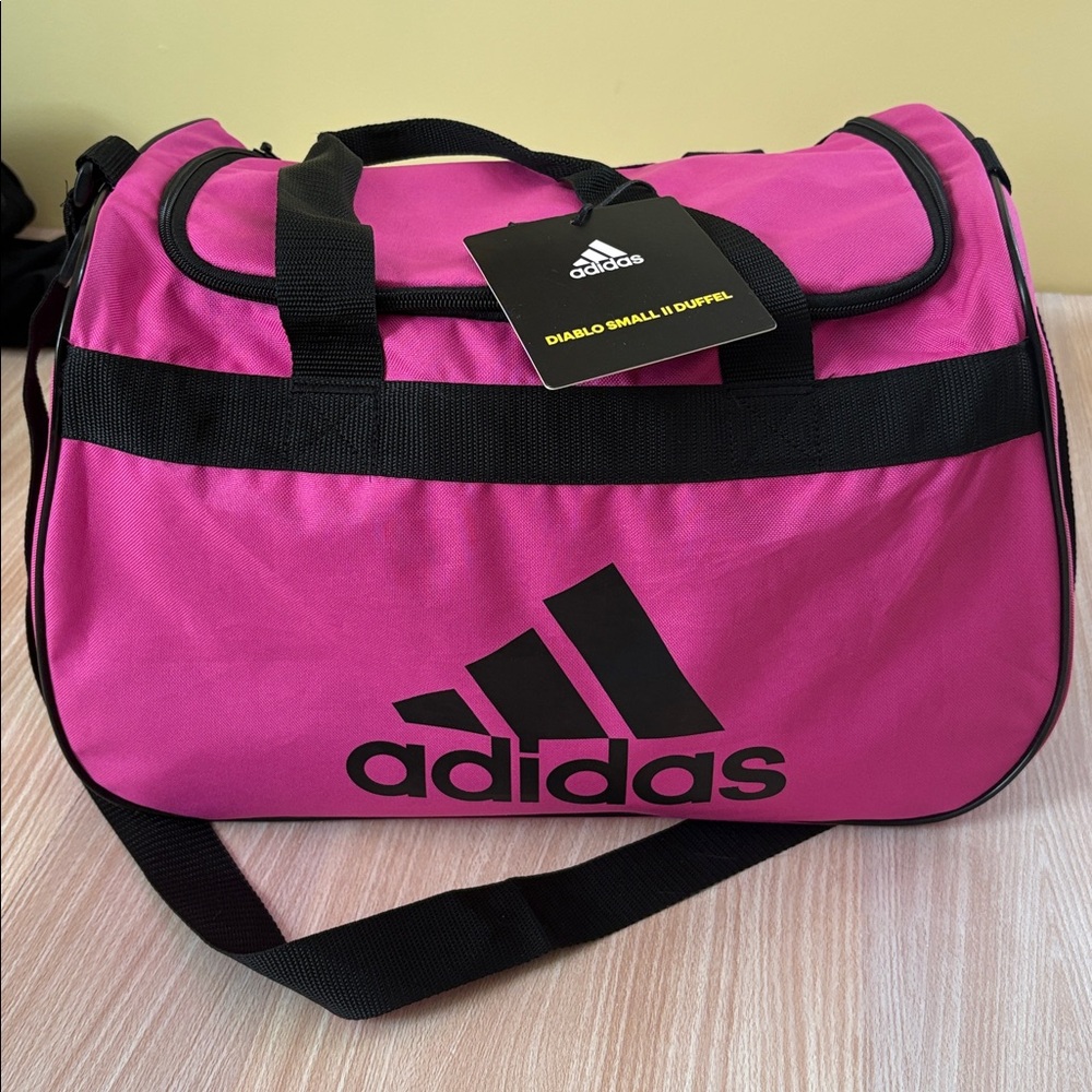 ADIDAS DIABLO SMALL DUFFEL Gym Bag adjustable shoulder strap padded haul handle